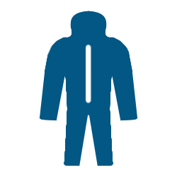 BV-200 Type 5-B/6-B Protective Coverall 30 gr Microporous Polyethylene Laminate
